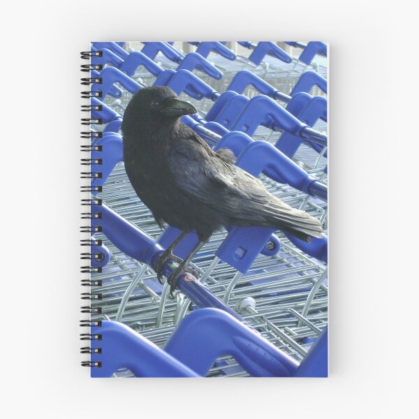 Item preview, firm purchase (crow with shopping trolleys) designed and sold by armadillozenith.