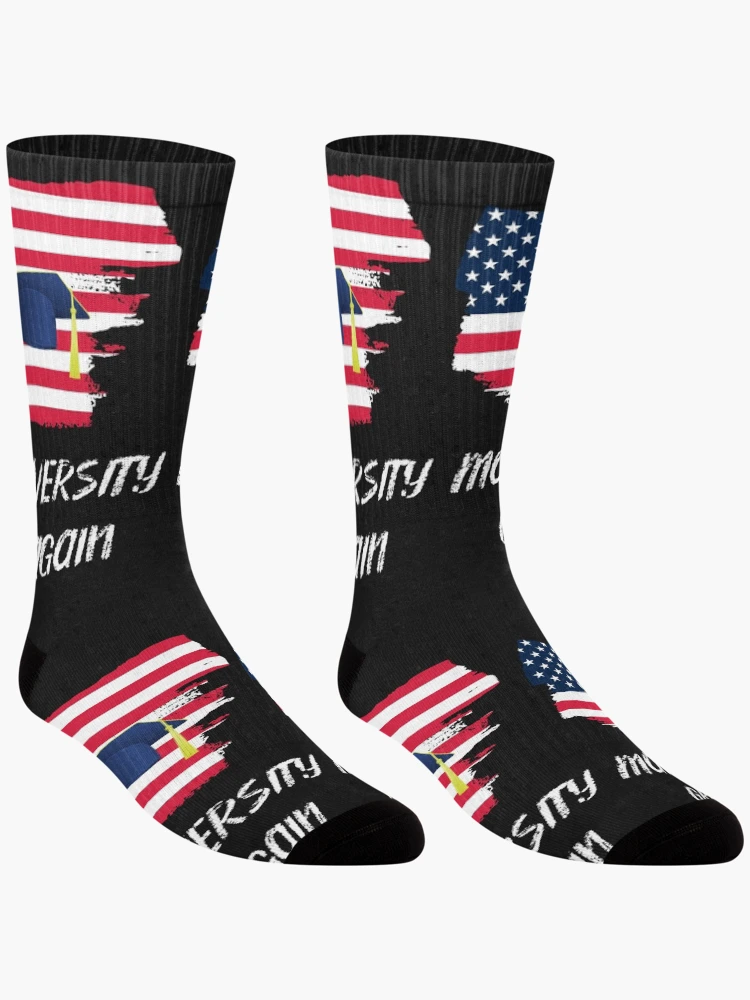 Thumbnail 3 of 5, Socks, Make University Great Again designed and sold by DesignsofNote.