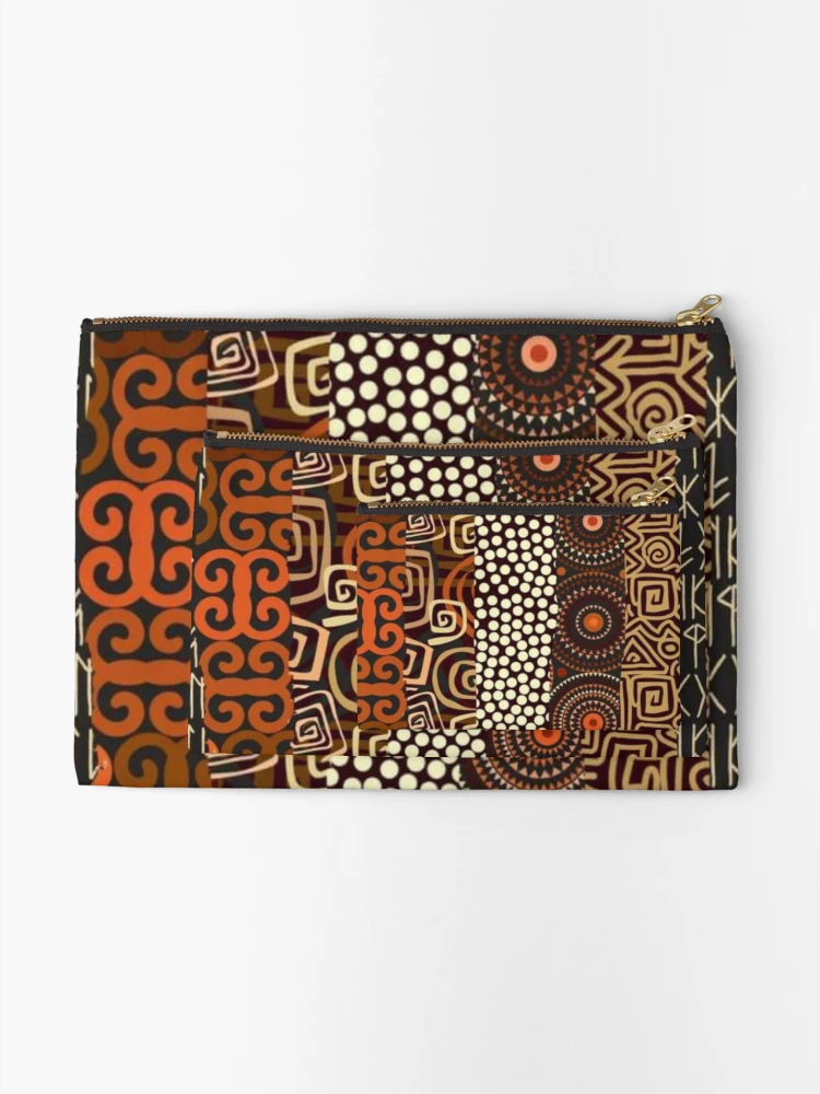 Thumbnail 2 of 4, Zipper Pouch, African ethnic pattern designed and sold by Rakos-Merch.
