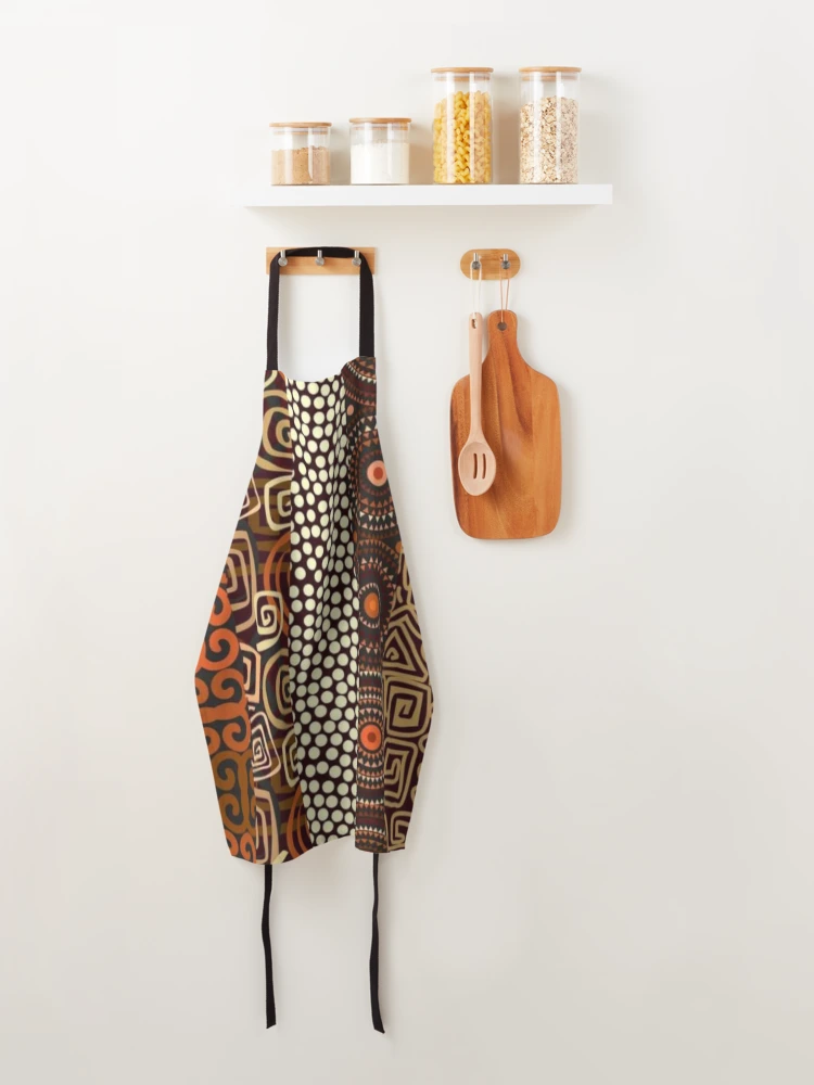 Thumbnail 4 of 6, Apron, African ethnic pattern designed and sold by Rakos-Merch.