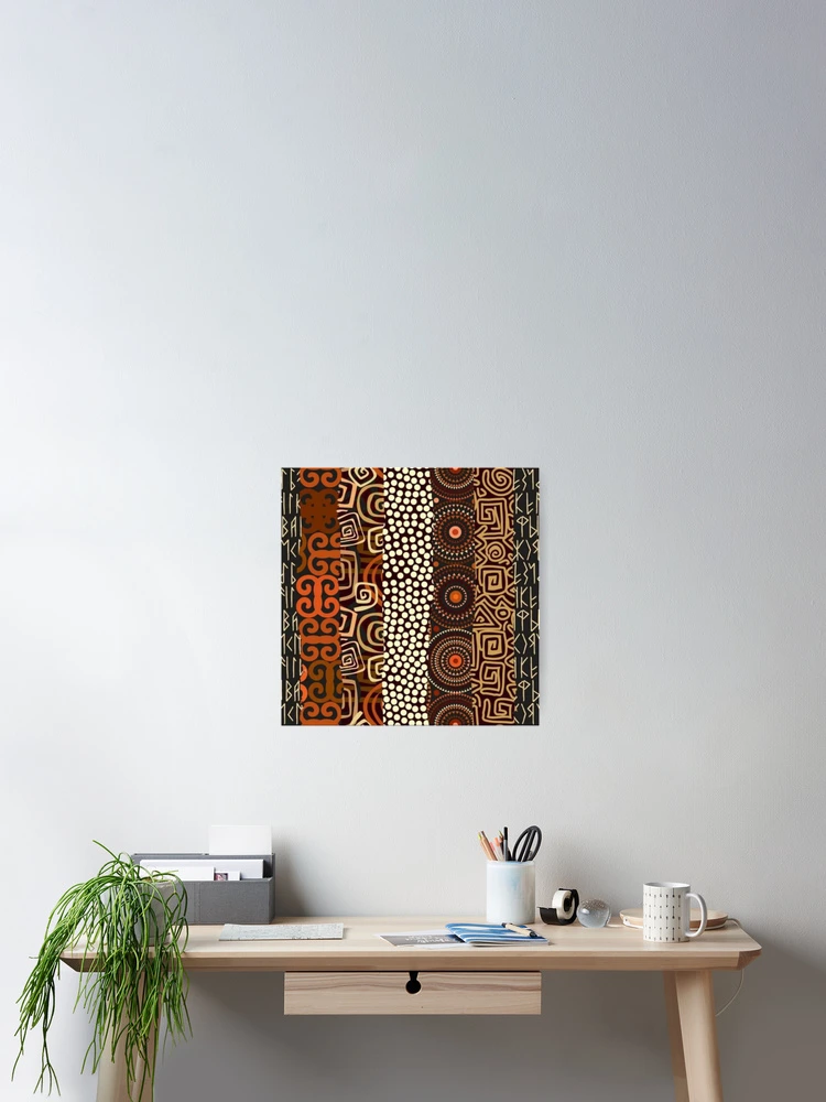 Thumbnail 2 of 3, Poster, African ethnic pattern designed and sold by Rakos-Merch.