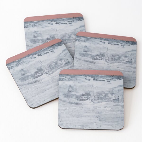 Item preview, Abstract art, salmon color white designed and sold by Khalid Aouga.