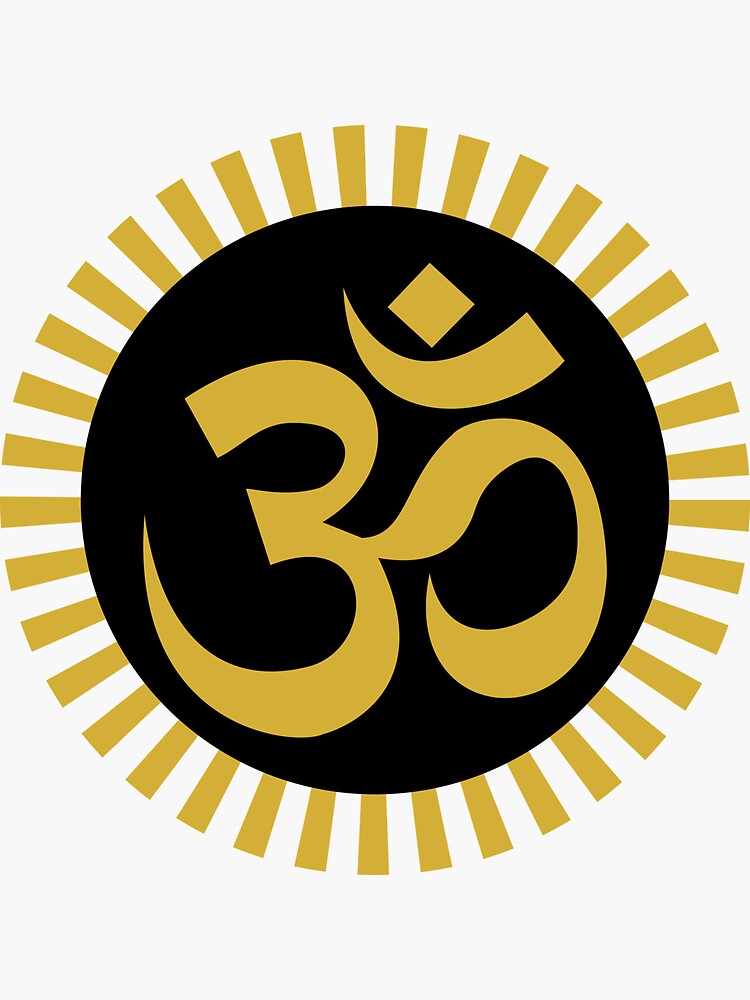 Om Aum symbol of Hinduism w...