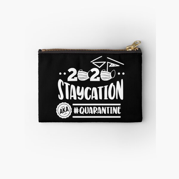 Item preview, Staycation AKA Quarantine (white version) designed and sold by kickwear-com.