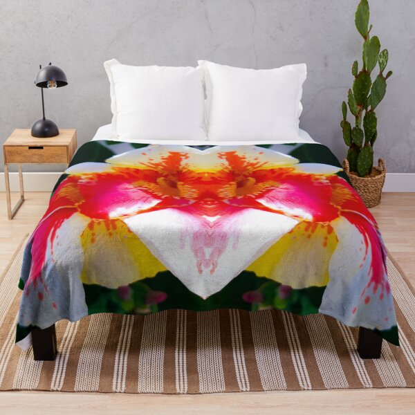 Item preview, Canna cleopatra- white flower with large petals spotted with red designed and sold by CSouissi.