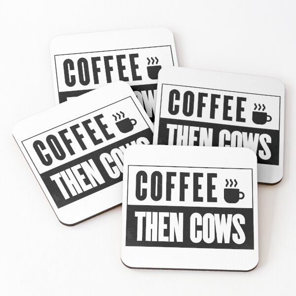 Item preview, Coffee Then Cows designed and sold by InkTheMoon.