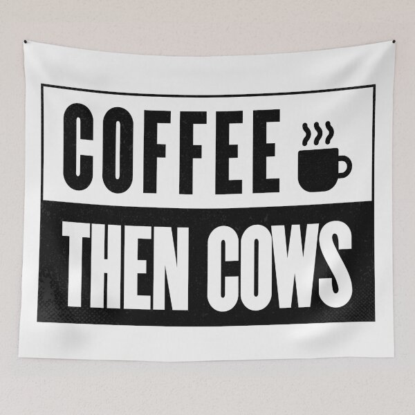 Item preview, Coffee Then Cows designed and sold by InkTheMoon.