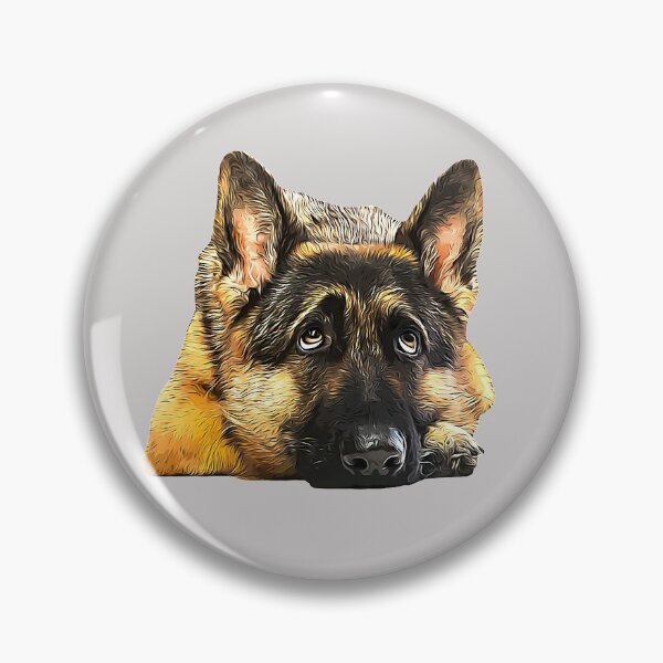 Item preview, German Shepherd Looking Up designed and sold by ElegantCat.