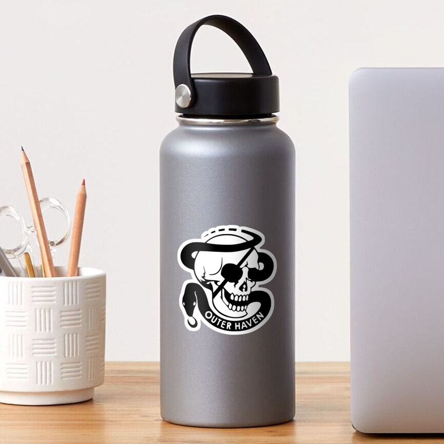MGS - Outer Haven Skull Sticker