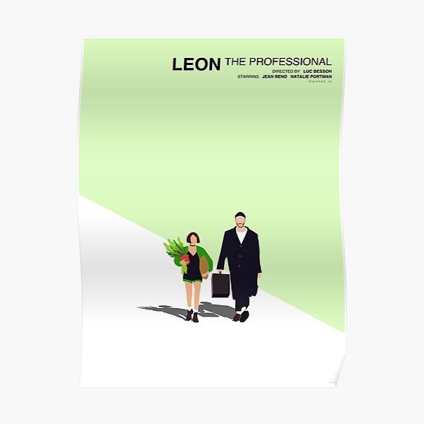 Póster minimalista Leon The Professional Póster