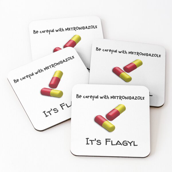 Item preview, Be careful of metronidazole, its Flagyl designed and sold by CraftsforKai.