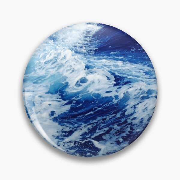 Item preview, ocean wave nature blue designed and sold by BEyourself be.