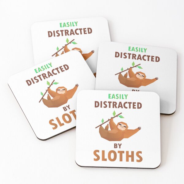 Item preview, Easily Distracted By Sloths designed and sold by T-idea.