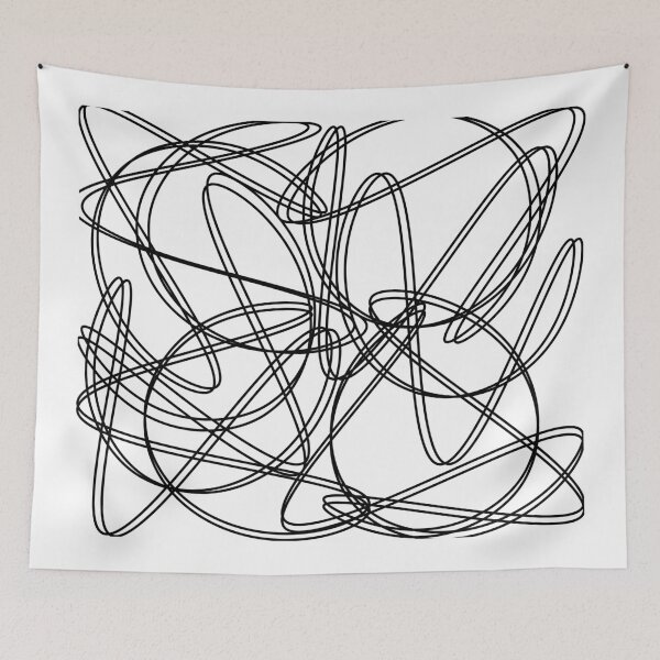 Item preview, Abstract pattern -  black and white. designed and sold by K.S ART.