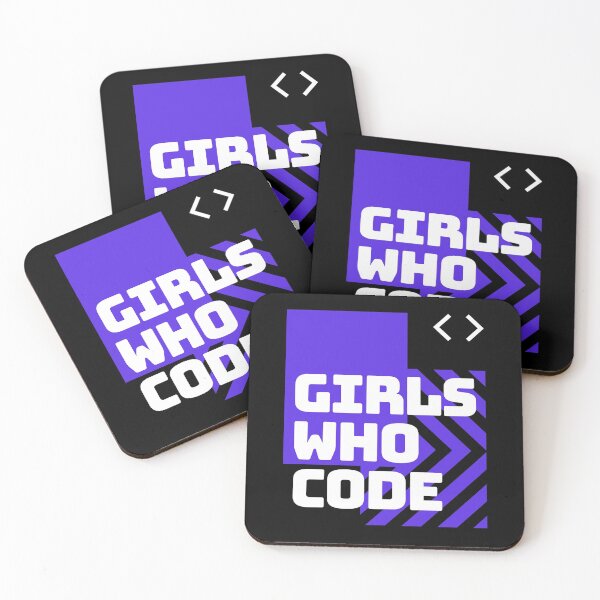 Item preview, Girls Who Code - Blue and White Programming designed and sold by DevGoodies.