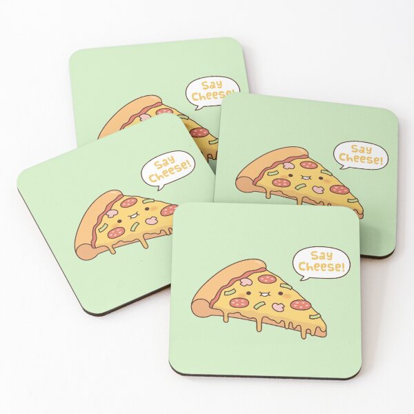 Item preview, Cute Pizza Slice Say Cheese Funny designed and sold by rustydoodle.