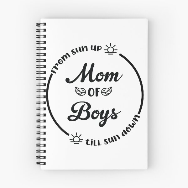 Item preview, Mom of boys from sun up till sun down designed and sold by Mushrankhan.