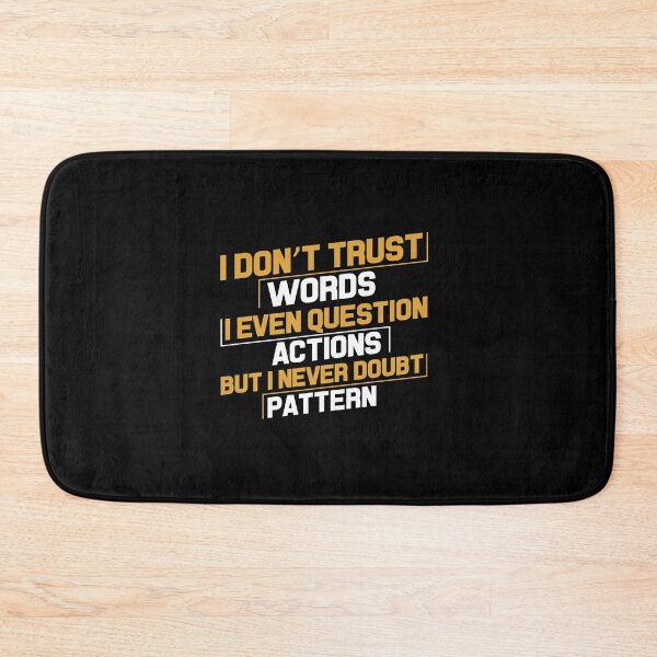 Item preview, I Don't Trust Words designed and sold by DigitalNobleman.