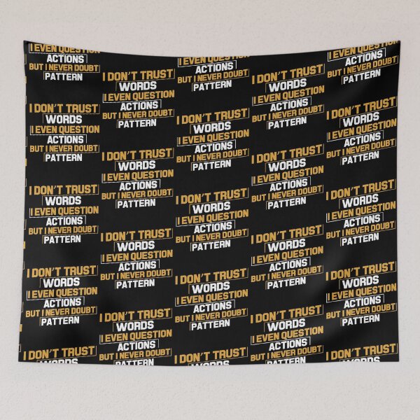 Item preview, I Don't Trust Words designed and sold by DigitalNobleman.