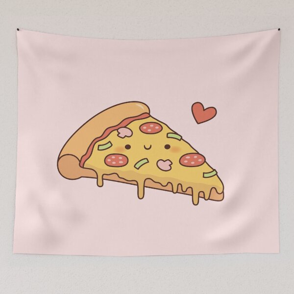 Item preview, Cute Pizza Love Doodle designed and sold by rustydoodle.