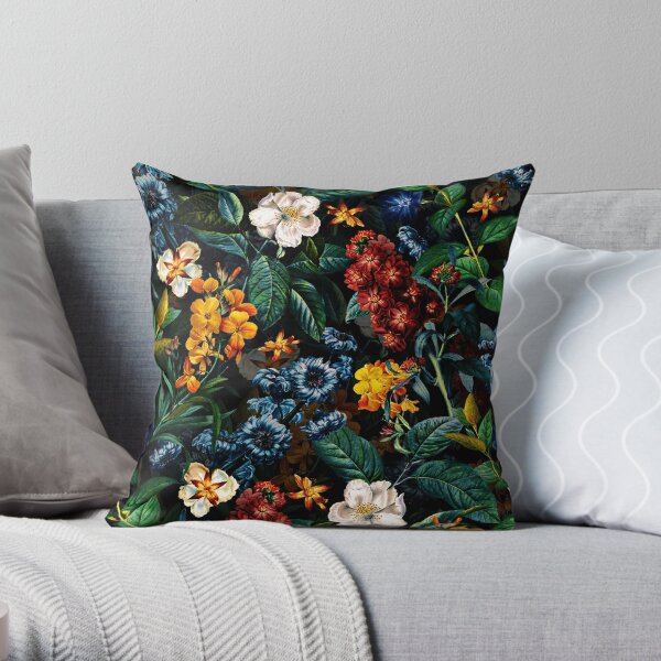 Mysterious Garden II Throw Pillow