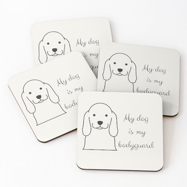 Item preview, My dog is my bodyguard designed and sold by Nesro34.