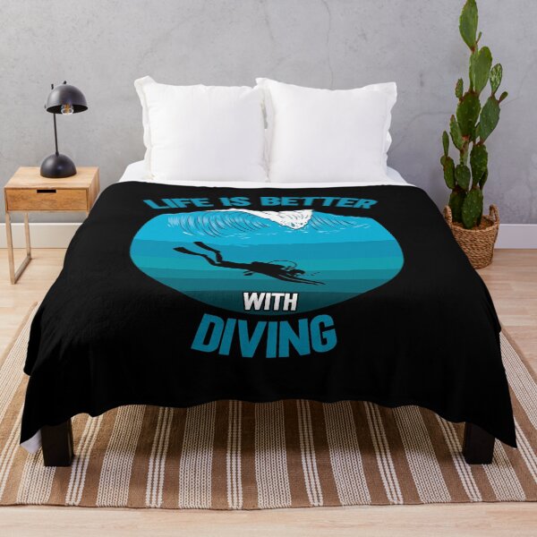 Artikelvorschau, Das Leben ist besser mit Tauchen entworfen und verkauft von KO-Design.