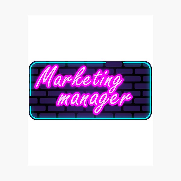 Item preview, Marketing Manager  designed and sold by VikiQuick.