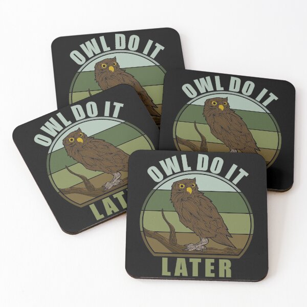 Item preview, Owl Do It Later designed and sold by Giacob.