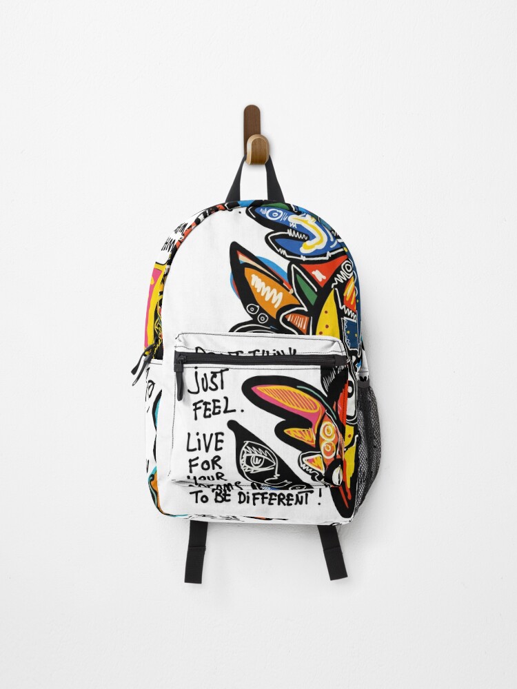 Graffiti Portrait Mixed Media Spray Paint Emmanuel Signorino  Backpack for  Sale by Emmanuel Signorino