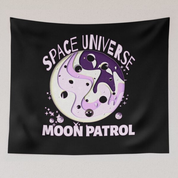 Item preview, space universe the moon patrol designed and sold by vibeno1.