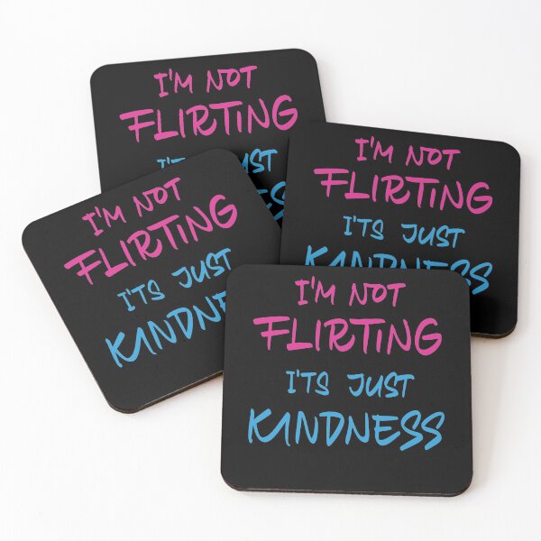 Item preview, I'm not flirting it's just kindness designed and sold by Zagach Letters.