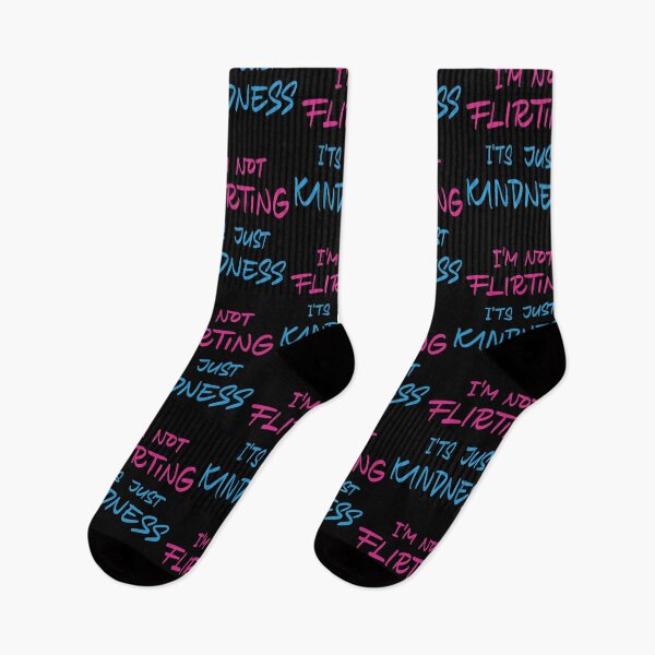Item preview, I'm not flirting it's just kindness designed and sold by Zagach Letters.