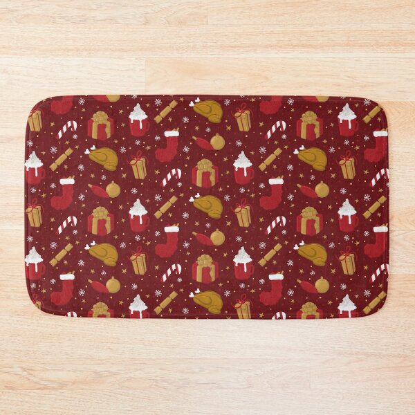 Item preview, Christmas Day Turkey Gifts Stocking Festive Pattern Digital Illustration designed and sold by AlmightyClaire.
