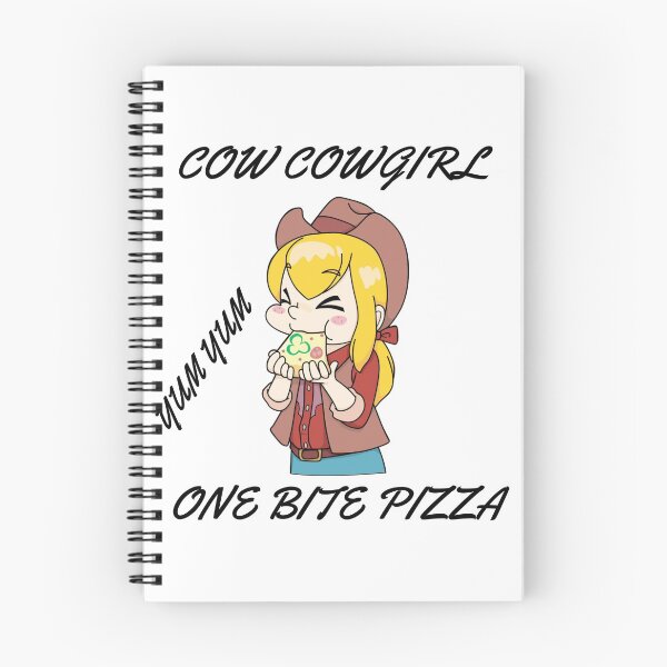 Item preview,  cowgril one bite pizza (white) designed and sold by cute105.