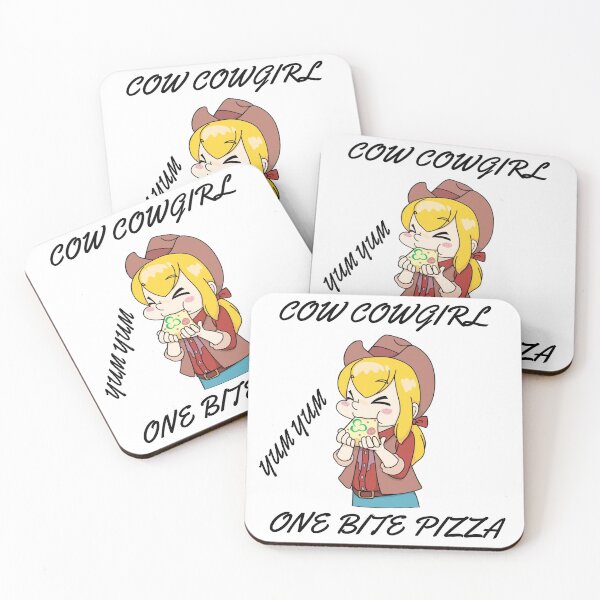 Item preview,  cowgril one bite pizza (white) designed and sold by cute105.