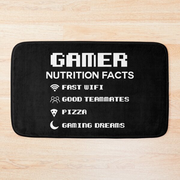 Item preview, Gamer Nutrition Facts designed and sold by Bella's Merch.