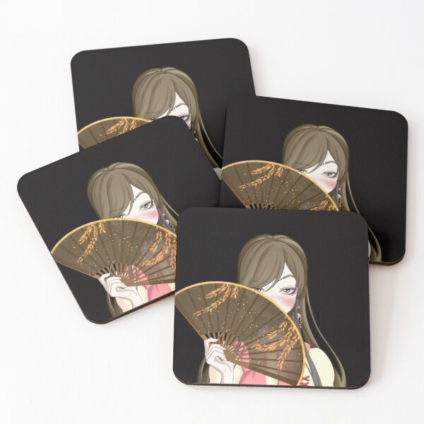 Item preview, beautiful character holding fan designed and sold by imbells.