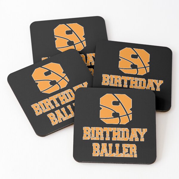 Item preview, 8th Birthday Baller Boy 8 Years Old Basketball Themed Party graphic designed and sold by Grabitees.