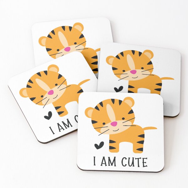Item preview, I am Cute-Safari Tiger designed and sold by Julianadieyi.