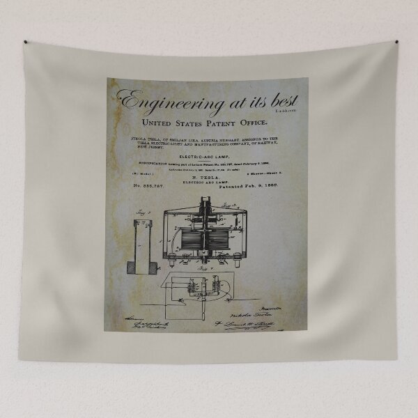 Item preview, Nikola Tesla Electric Lamp designed and sold by Redlilatomcad.