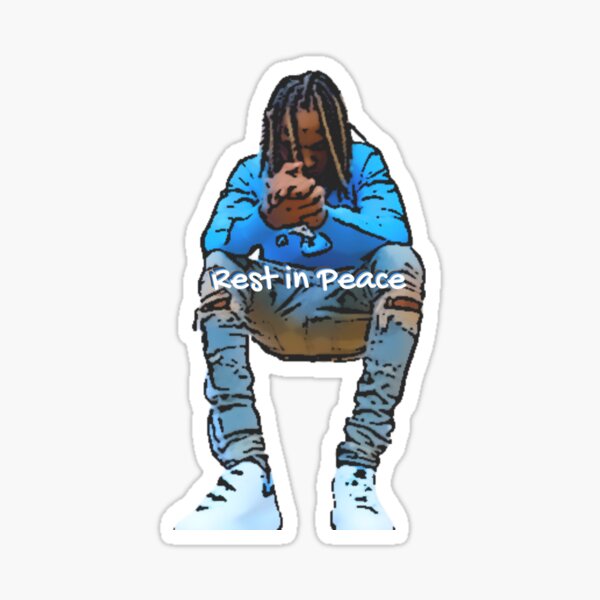 King Von Rip You Ll Be Missed Rest In Peace Rapper Tribute Gone Too Soon Fan Art Sticker By Tawanalang Redbubble