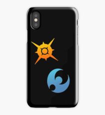Pokemon Sun and Moon Symbols iPhone Case