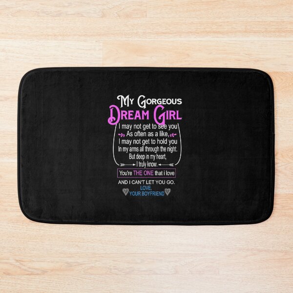 Item preview, To Gorgeous Dream Girl : Valentines Day Gifts for Girlfriend Sweetheart Wifey Wife Lover Girl Honey Couples Gifts for Girlfriend From Boyfriend designed and sold by NiceTee21.
