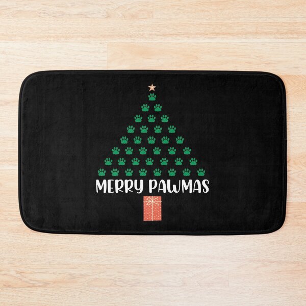Item preview, Christmas Merry Pawmas Funny Cat Lover Holiday designed and sold by haselshirt.