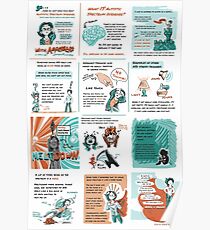 Aspergers Comic Poster Poster