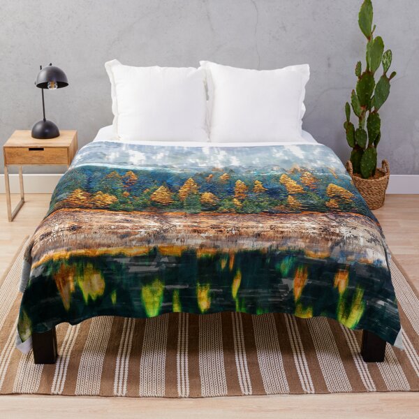 Item preview, Foggy Forest Lake Reflection. For Foggy Forest Lovers. designed and sold by ColortrixArt.