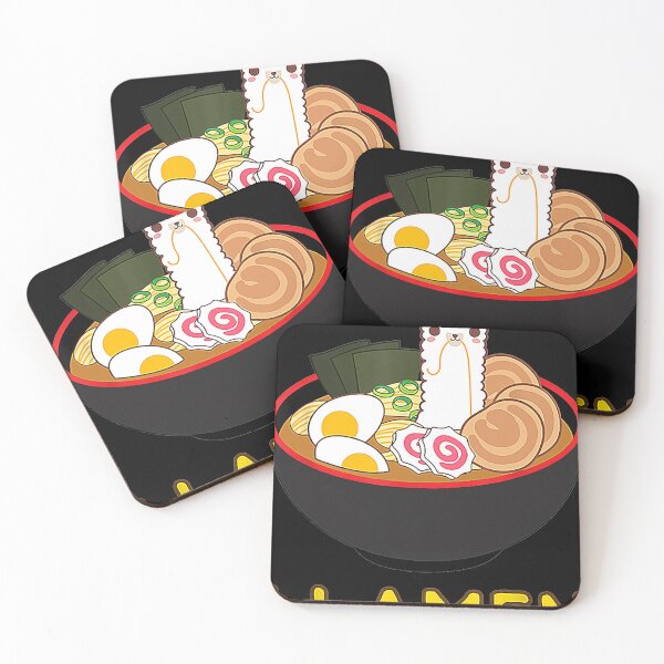 Item preview, Llamen Llama Ramen Noodle Japanese Anime Kawaii Gift designed and sold by MotorLykan9k.