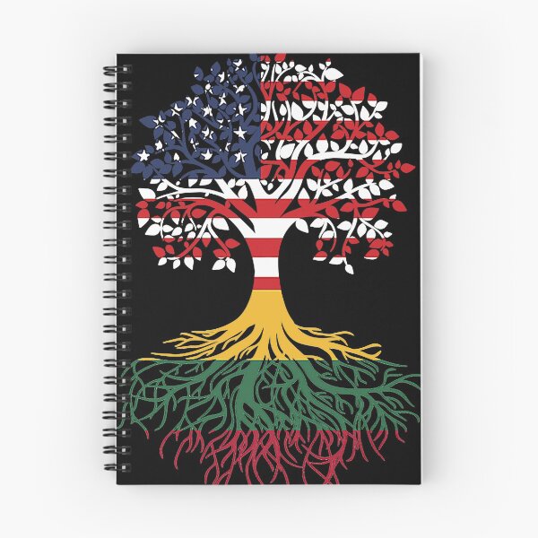 Item preview, Lithuanian Roots American Grown Tree Flag  designed and sold by MotorLykan9k.