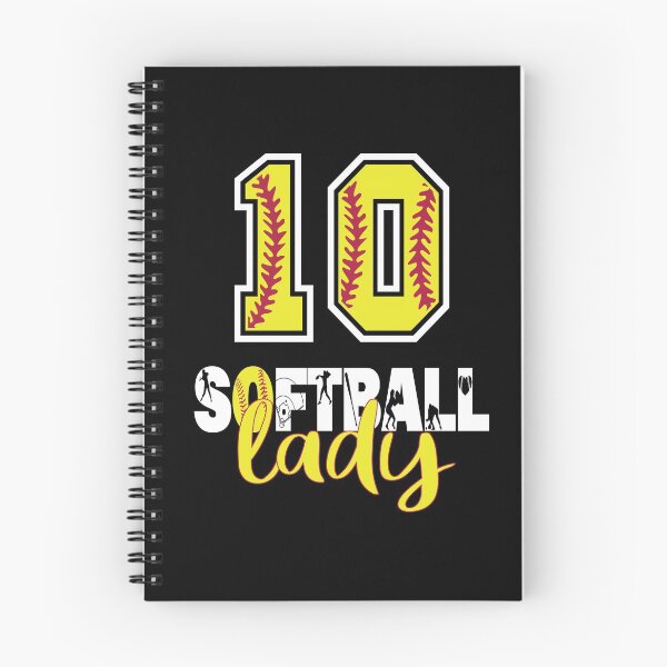 Artikelvorschau, 10. Geburtstag Softball Lady Girl 10 Jahre altes Softball-Liebhaber-Produkt entworfen und verkauft von Grabitees.
